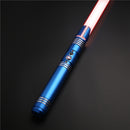 TXQSABER Heavy Dueling Lightsaber Metal Hilt 1 inch Blade 12 Color 10 Fonts Bright Loud Changing  with Blaster FOC Laser Sword