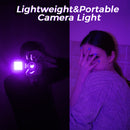 Ulanzi VL49 RGB-Videoleuchten Mini-LED-Kameraleuchte 2000 mAh Wiederaufladbare LED-Panel-Lampe Foto-Video-Beleuchtung für Youtube Tik Tok