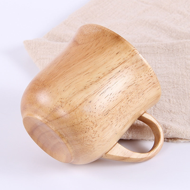 Creative Natural Jujube Wood Mugs Japan Style Breakfast Beer Milk Mug Green Tea Coffee Wooden Cup Water Bottle Home Drinkware