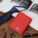 Smart Anti-Lost Wallet Tracker Echtes Leder Herren Geldbörsen Weiche Bluetooth-kompatible Leder Geldbörse Herren Luxus Herren Geldbörse