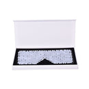 Máscara de ojos de enfriamiento de cuarzo rosa con caja Máscara de ojos de jade natural Terapia de frío Masajeador de ojos Máscaras de dormir de amatista Masajeador de jade