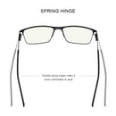 MERRYS DESIGN Männer Anti Blue Ray Light Blocking Brille UV400 Brille für Computer Titanlegierung Brille S2170FLG