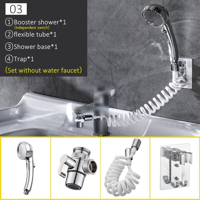 ELLEN Faucet External Shower Hand Toilet Faucet Filter Flexible Suit Wash Hair House Kitchen Sink Faucet Water Saving EL1020