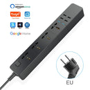 WIFI Smart Power Strip Universal Funktioniert mit Alexa Googlehome Multi Plug Four Takes 6AC Socket 4 USB Voice Control UK/EU/US/AU