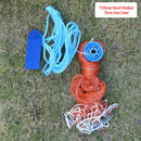 XC LOHAS Amerikanisches Handguss-Fischernetz 2,4 m bis 7,2 m, kleines Maschennetz, Handwurfnetz mit Blei und ohne Bleifischfalle