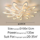 LED-Deckenleuchte mit Fernbedienung und ultradünner Acryl-Lampendecke für Wohnzimmer, Schlafzimmer, Unterputzmontage Lamparas De Techo