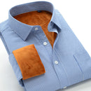 Große Größe XXL-10XL 2020 Fashion New Style Herren Winter Warm Kariertes Hemd Winter Dickes Weiches Business Casual Langarmhemd