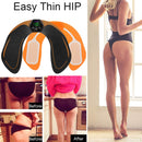 EMS-Muskelstimulator Bauch-Hüfte-Trainer Toner USB Abs Fitness Training Home Gym Gewichtsverlust Körper Abnehmen LCD-Display