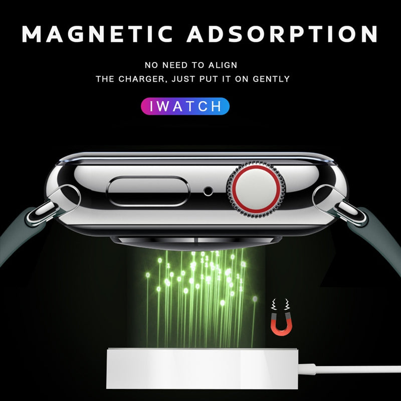 Intelligentes 2-in-1-Ladegerät, kabelloses QI-Schnellladekabel für die Apple Watch-Serie SE/6/5/4/3/2/1 und alle iPhone- und alle iPad-Serien