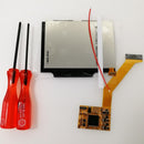 Für GBA SP LCD-Bildschirm für Nintend Gameboy Advance GBA SP IPS LCD-Bildschirm mit Hintergrundbeleuchtung, laminiertes Display, LCD-Set mit hoher Helligkeit