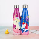 LOGO Custom Cartoon Unicorn Cute Wasserflasche Thermosflasche Edelstahl Keep Cold Cola Sport Trinkflasche für unterwegs