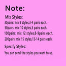 30/50/100/200 Paare Großhandel 25 mm 3D-Nerzwimpern 5D-Nerzwimpern Verpackung im Fachetikett Make-up Dramatische lange Nerzwimpern