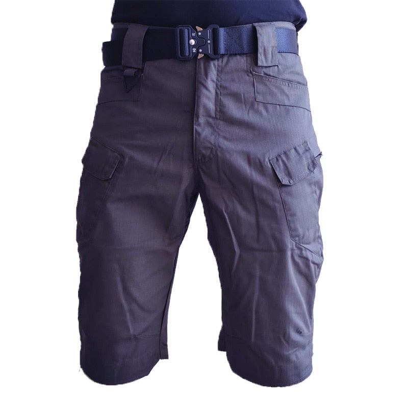 Pantalones cortos tácticos militares para hombre, pantalones cortos SWAT de camuflaje para hombre, pantalones cortos Cargo informales con múltiples bolsillos, ropa para hombre, entrenamiento militar de camuflaje