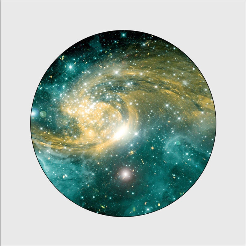 Bubble Kiss Nebula Design Round Carpets For Living Room Kid Room Home Decor Rugs Children Gift Decoration Salon Floor Mat