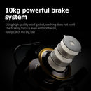 Nuevo carrete de pesca 1000 7000 Max Drag Prowe 10kg carrete de pesca de alta velocidad todo carrete de Metal carrete giratorio agua salada 5,2: 1