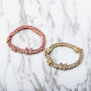 TOPGRILLZ Butterfly Chain 8MM Anklet Cuban Chain Anklet Iced Out Cubic zirconia Anklet Hip Hop Charm Jewelry For Gift 9“10