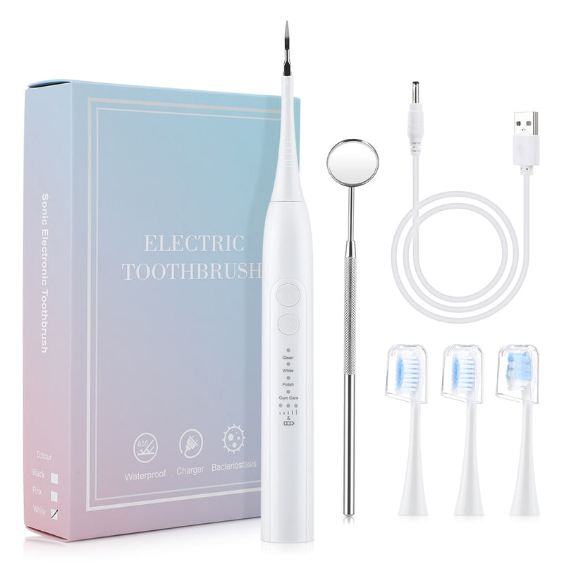 Electric Dental Calculus Remover Dental Cleaning Device Teeth Cleaner Tooth Whitening Irrigator Remove Tartar Scaler Teeth Care