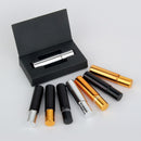 50 Teile/los 10 ml Verpackung Box Ätherisches Öl Flasche Edelstahl Roller Ball Flasche Parfüm Glasflasche Reisekosmetik