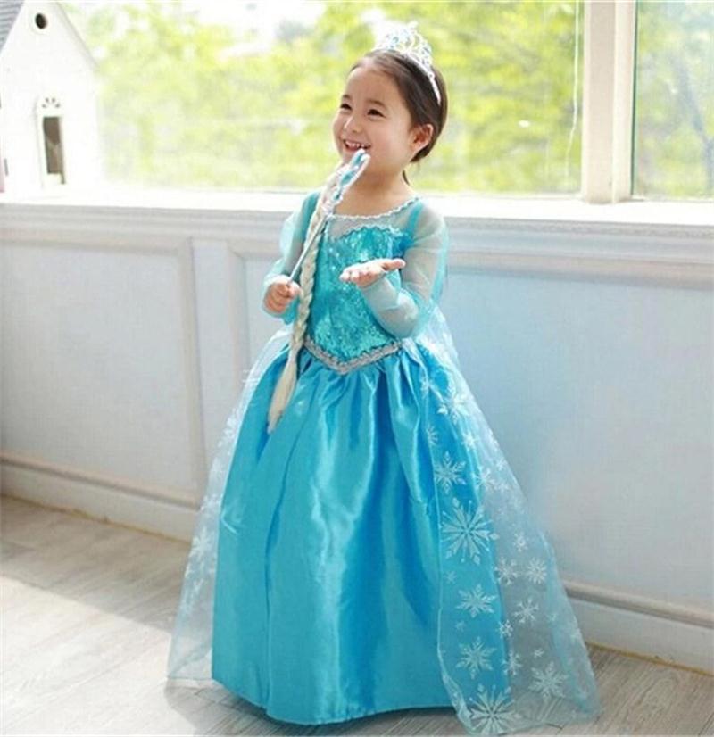 Mädchen Cosplay Kleid für Kinder Prinzessin Kostüm Halloween Party Dress Up Kinder Verkleidung Fantasia Robe Fille