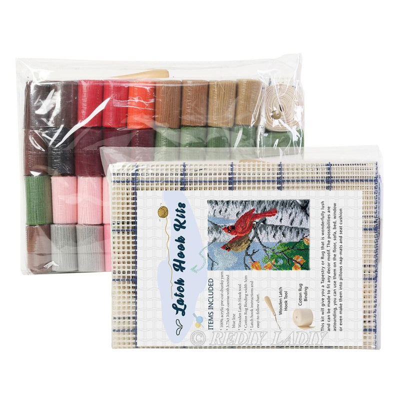 Latch Hook Rug Red Bus London Chunky Yarn Tapestry Kits Crocheting Cushion Mat DIY Carpet Rug Needlework Hobby &amp; Crafts 58*85cm