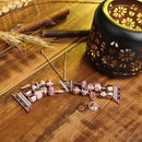 DIY Damenarmband für Apple Watch 5 4 Band 44 mm iwatch Sportbänder 42 mm Zubehör 40 mm Serie 3 2 Armband 38 mm Armband