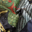 Bebovizi Mode japanischer Anime-Stil Whale Print Kimono Damen Strickjacke Yukata Kimono Streetwear Herren lose asiatische Kleidung