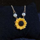 SMJEL Cartoon Sonnenblume Ohrringe für Frauen Mode Große Sonne Blume Erklärung Ohrring Koreanische Ohrstecker Schmuck Beste Freundin Geschenke