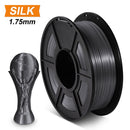 Filamento SUNLU SILK PLA 3D 1,75mm 1kg filamento PLA de textura de seda para impresora 3D materiales de impresión suave Material 3D ecológico