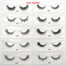 30/40/100/Paar Visofreie Nerzwimpern mit Tablett ohne Box Handgemachte natürliche falsche Wimpern Full Strip Lashes Wiederverwendbare lange Wimpern