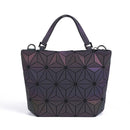 Luminous bag bao bag geometric bags for women 2020 Quilted Shoulder Bags Laser Plain Folding female Handbags bolsa feminina