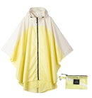 Freesmily - Chubasquero de moda para mujer, impermeable, capa de poncho de lluvia con capucha para senderismo, escalada y turismo
