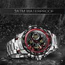 MIZUMS Men's Watches Quartz LED Digital Watch Sport Military Waterproof Clock Male Chronograph Stop Wristwatch Relogio Masculino