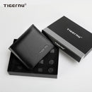 Tigernu, billeteras de alta calidad, monedero fino para hombre, tarjetero de negocios para hombre, billetera de cuero a la moda, monedero corto, tarjetero