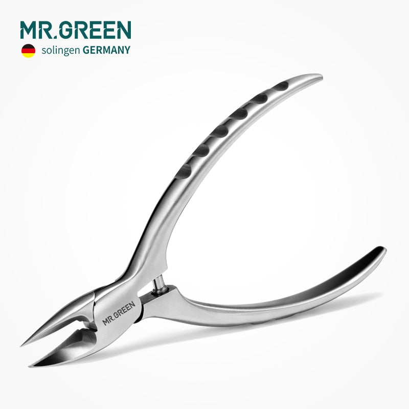 MR.GREEN Hochwertiger Edelstahl Superscharfer Nagelknipser Für Nagelhautschieber Zehennägel Eingewachsene Pediküre Nagelknipser