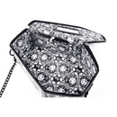 JIEROTYX, diseño de murciélagos y calaveras, bolsos de mano para mujer, bolsos cruzados, bandolera de hombro para niñas, bolso femenino negro Punk gótico, triangulación de envíos