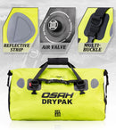 Wasserdichte Motorrad-Hecktasche Reise-Trockentasche OSAH DRYPAK Moto 40/60 Liter Motorrad-Gepäck-Rucksack Motorrad-Sitztasche