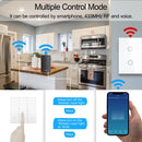 Smart Wifi Touch Switch Kein Neutralleiter erforderlich Smart Home 1/2/3 Gang Lichtschalter 220 V Unterstützung Alexa Tuya App 433RF Fernbedienung