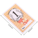 12 Blatt Milestone Baby Photograp Sharing Card Gift Set Baby Age Cards Baby Milestone Cards Baby Photo Cards Newborn Photo Requisiten