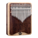 NEU Kalimba 17/21 Key Black Walnut Curly Figure Tastatur Daumenklavier Fase Calimba Musikinstrumente Tasteninstrumente