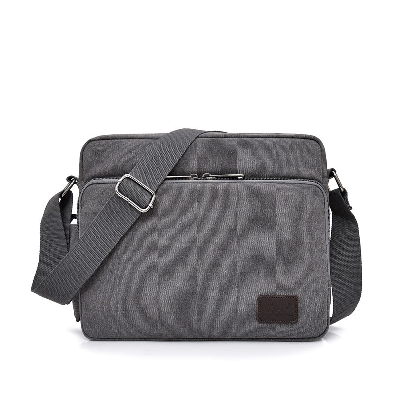 Man Canvas Messenger Bag Hochwertige Handtasche Umhängetaschen Multifunktions-Tote Lässige Bolsa Top-Griff männliche Umhängetaschen