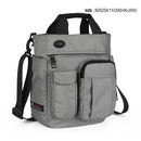 Bolso bandolera de hombro para hombre, bolso cruzado impermeable con orificio para auriculares, bolso de viaje de nailon, bolsas de trabajo de almacenamiento de gran capacidad XA666C