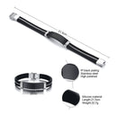 Vnox Casual Bracelets for Men Women Custom Engraving Stainless Steel Personalized Silicone Bangle