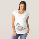 Baby printing Pregnant Women T-Shirt Funny Pregnancy Shirts for Trendy Moms Cute Pattern Print Maternity Shirt Short Sleeve Tops