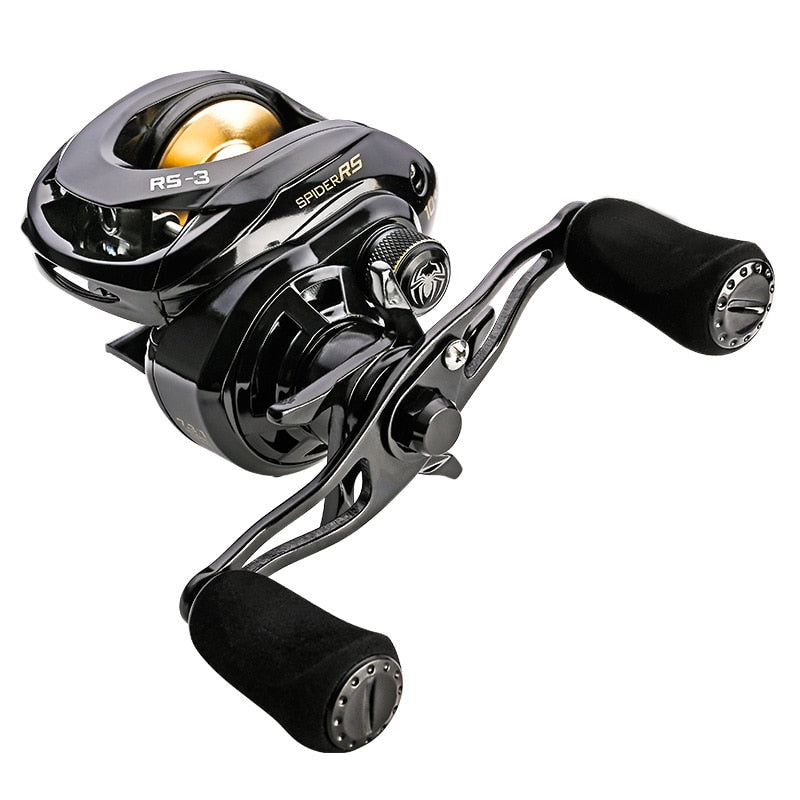 Jitai RS-3 Gull Wing Baitcasting Angelrolle 7.3:1 High Speed ​​19 LB Max Drag Ultraleichte Spule Karpfenangeln Angelrolle