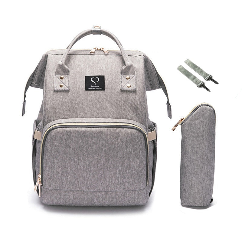 Bolsa de maternidad, mochila para pañales de bebé, bolsas para cochecito, USB de gran capacidad, bolsas de pañales impermeables, Kits, bolso de viaje para mamás, bolso de lactancia