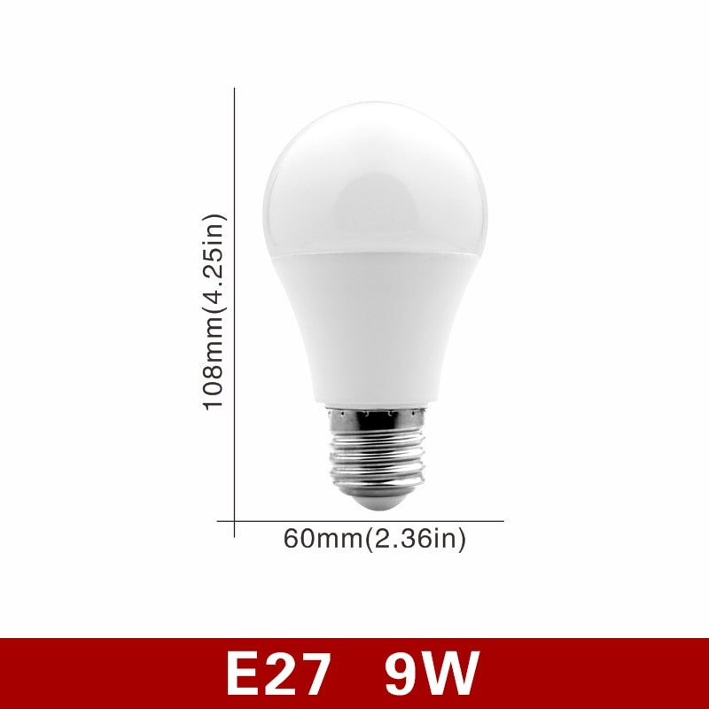 4pcs/lot LED Bulb E27 E14 20W 18W 15W 12W 9W 6W 3W Lampada LED Light AC 220V Bombilla Spotlight Lighting Cold/Warm White Lamp