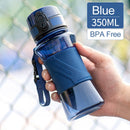 350 ml UZSPACE Wasserflaschen BPA-freier Protein-Shaker für Kinder, tragbar, auslaufsicher, Sport-Trinkgeschirr, umweltfreundliche Tritan-Flasche für den Außenbereich