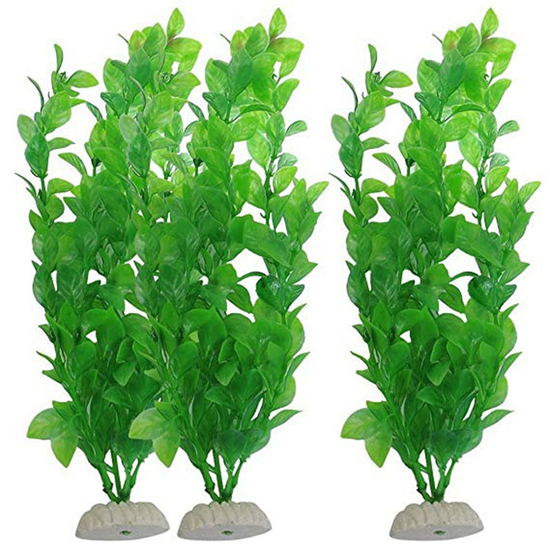 Artificial Green Seaweed Vivid Water Plants Plastic Fish Tank Plant Decorations for Aquarium