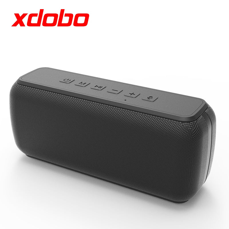 XDOBO X7 50W Bluetooth-Compatible Speaker BT5.0 Portable Audio Player IPX5 Waterproof Sound Box Subwoofer Boombox TF Card AUX