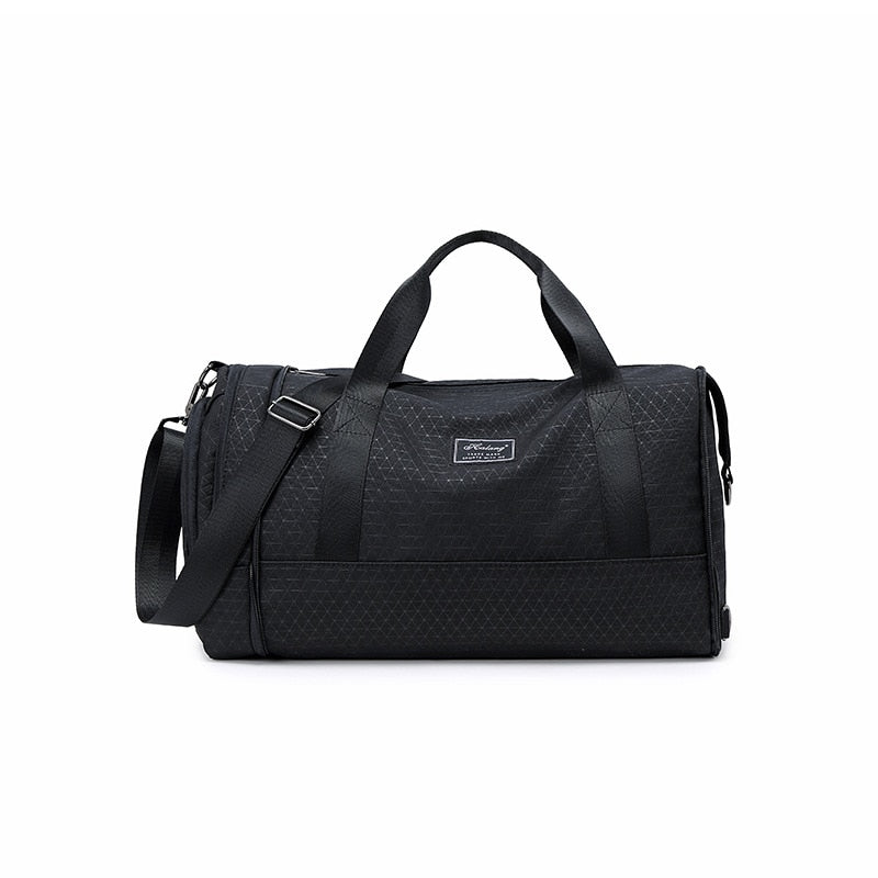 ROEGADYN large Capacity Chest Bag Folding Gym Bag Men Fitness Bag For Gym Men Waterproof Sport Bag Men Gym Bag  Shoe Compartment